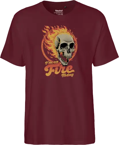 I'm on Fire Today Sarcastic Skull