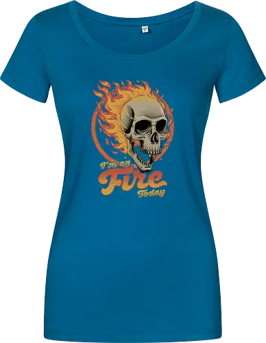 I'm on Fire Today Sarcastic Skull