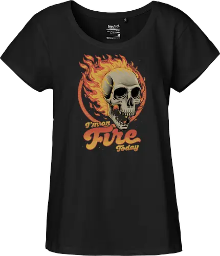 I'm on Fire Today Sarcastic Skull