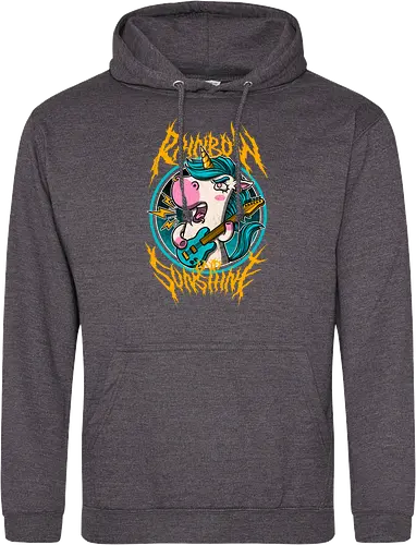 Rainbow and Sunshine - Cute Metal Band Unicorn