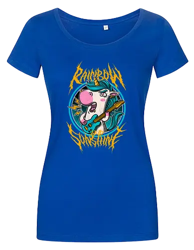 Rainbow and Sunshine - Cute Metal Band Unicorn