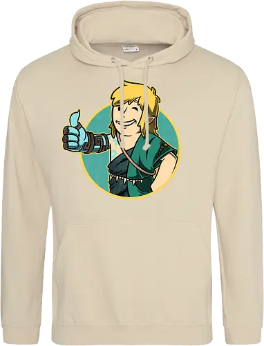 Vault Elf Boy Game - vault, Hero of Time, mashup, gaming, kingdom - Standard Hoodie