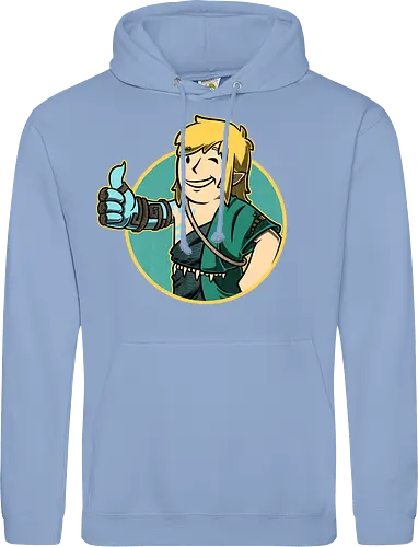 Vault Elf Boy Game - vault, Hero of Time, mashup, gaming, kingdom - Standard Hoodie