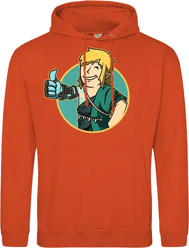 Vault Elf Boy Game - vault, Hero of Time, mashup, gaming, kingdom - Standard Hoodie