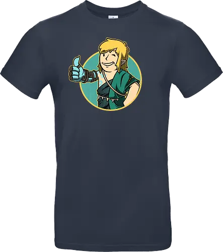 Vault Elf Boy Game - vault, Hero of Time, mashup, gaming, kingdom - Standard T-Shirt