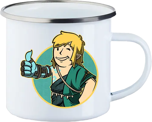 Vault Elf Boy Game - vault, Hero of Time, mashup, gaming, kingdom - Emailletasse