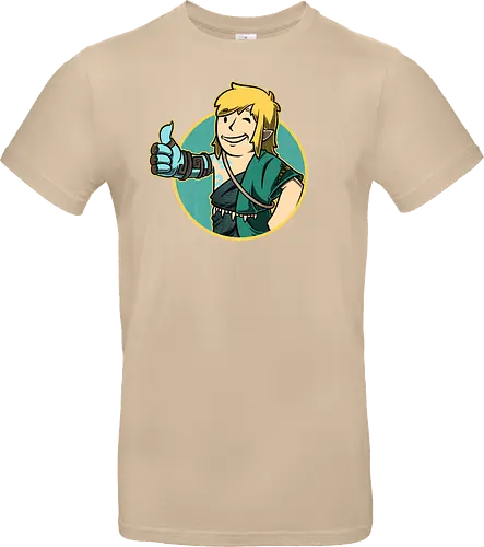 Vault Elf Boy Game - vault, Hero of Time, mashup, gaming, kingdom - Standard T-Shirt