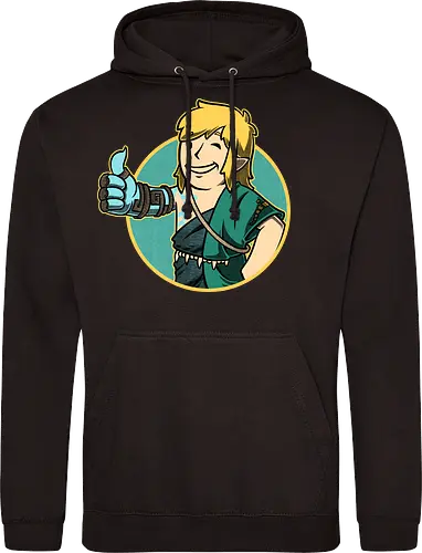 Vault Elf Boy Game - vault, Hero of Time, mashup, gaming, kingdom - Standard Hoodie
