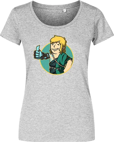 Vault Elf Boy Game - vault, Hero of Time, mashup, gaming, kingdom - Damen T-Shirt