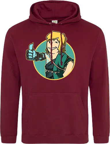 Vault Elf Boy Game - vault, Hero of Time, mashup, gaming, kingdom - Standard Hoodie