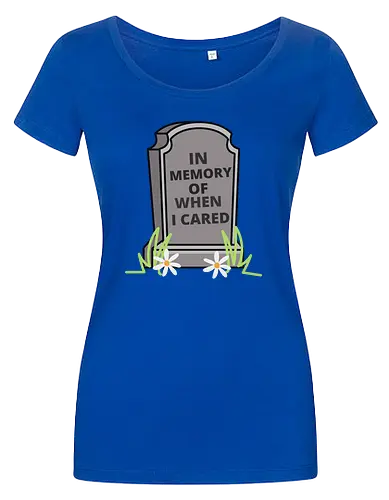 in memory of when i cared