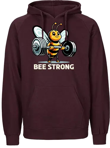 bee strong - bee, power - Fairtrade Hoodie