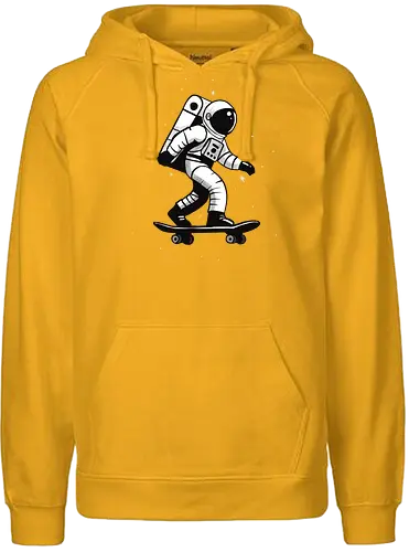 skateboard astronaut - skate, Skating, astronaut, space - Fairtrade Hoodie