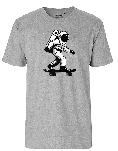 skateboard astronaut - skate, Skating, astronaut, space - Fairtrade T-Shirt