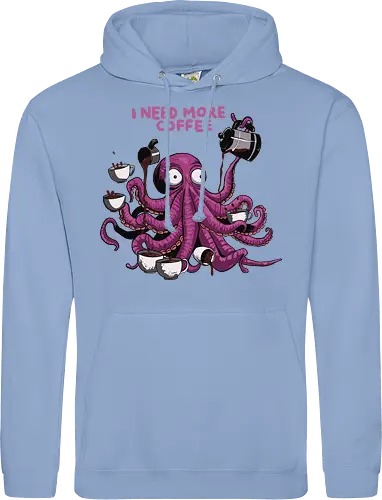 octopus i need more coffee