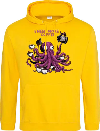 octopus i need more coffee