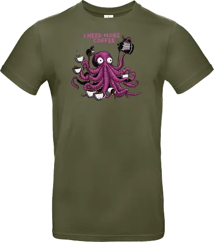 octopus i need more coffee