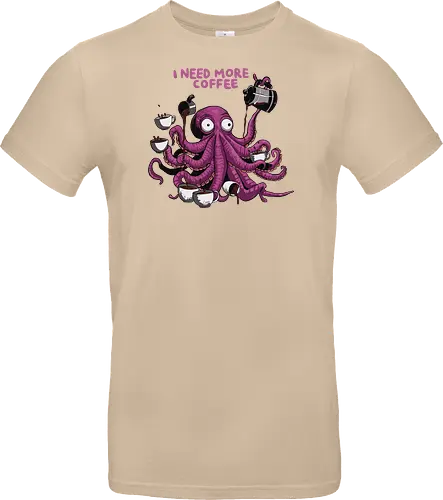 octopus i need more coffee