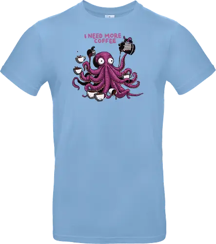 octopus i need more coffee