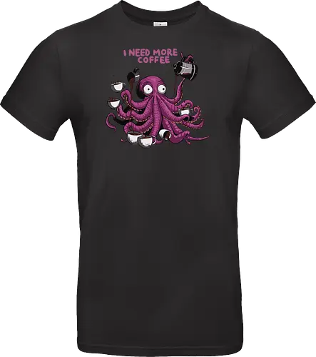 octopus i need more coffee