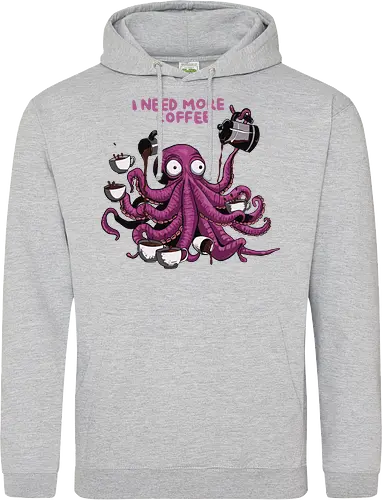 octopus i need more coffee