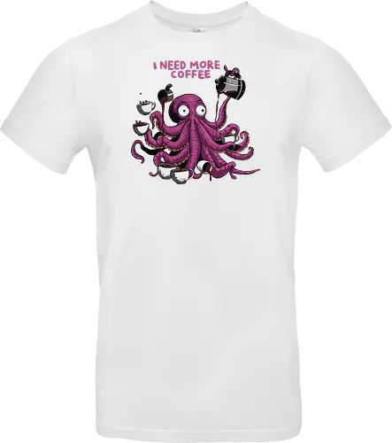 octopus i need more coffee