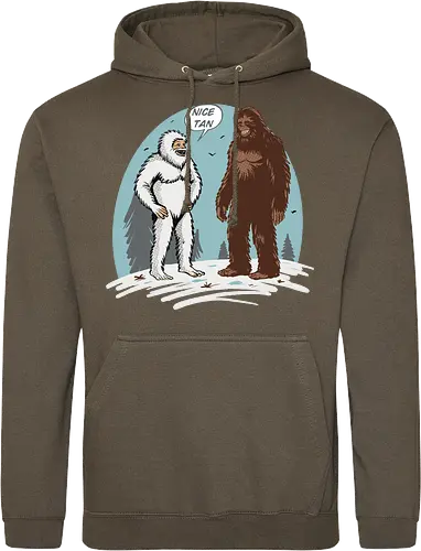 Yeti meets Sasquatch Nice tan