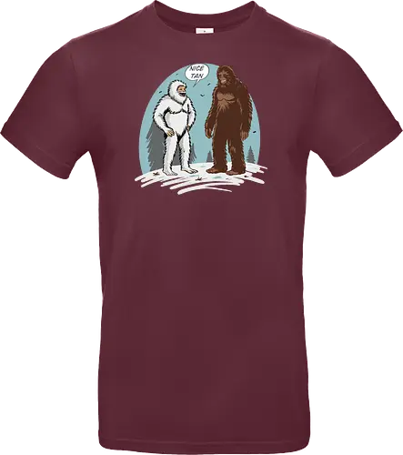 Yeti meets Sasquatch Nice tan