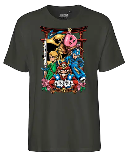 game heroes - mario, Hero of Time - Fairtrade T-Shirt