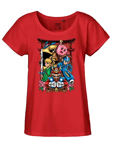 game heroes - mario, Hero of Time - Fairtrade Girl Shirt