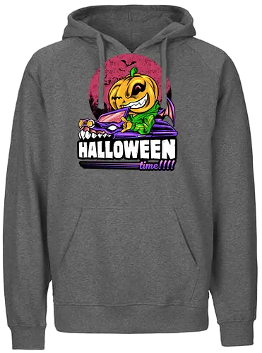 halloween time - halloween, pumpkin, kürbis, scary - Fairtrade Hoodie