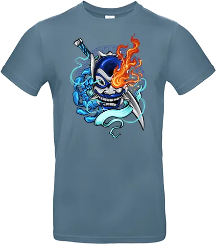 blue spirit tattoo - mask, japan - Standard T-Shirt