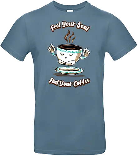 coffee meditation - zen, coffee - Standard T-Shirt