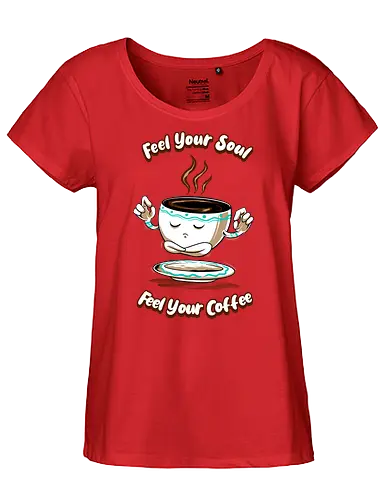 coffee meditation - zen, coffee - Fairtrade Girl Shirt