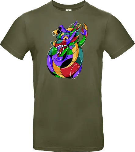 geometric dragon