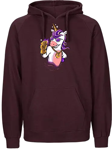 snap it - unicorn, Bling bling - Fairtrade Hoodie