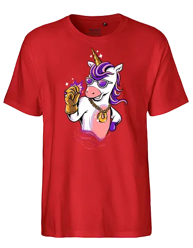 snap it - unicorn, Bling bling - Fairtrade T-Shirt