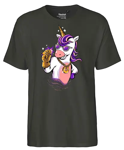 snap it - unicorn, Bling bling - Fairtrade T-Shirt