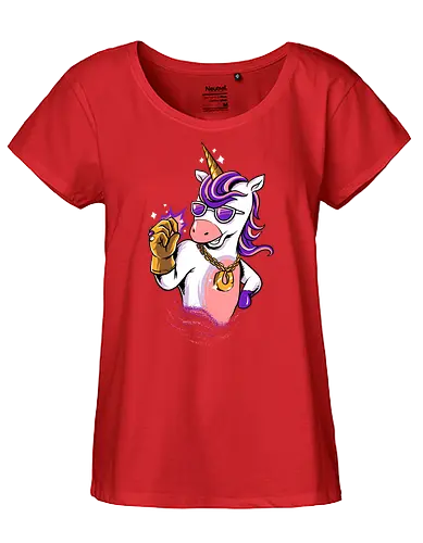 snap it - unicorn, Bling bling - Fairtrade Girl Shirt