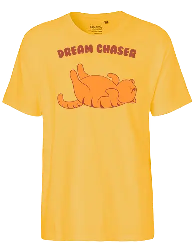 Dream Chaser - Cozy, cat, sleepy - Fairtrade T-Shirt