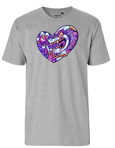 dragon in love - dragon - Fairtrade T-Shirt