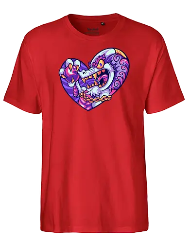 dragon in love - dragon - Fairtrade T-Shirt