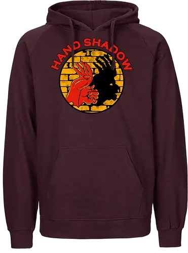 Hand Shadow - shadow play - Fairtrade Hoodie