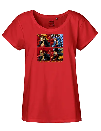 four emperor-colour ver. - one, piece, Raffy - Fairtrade Girl Shirt