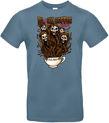 black coffee terror - skull, dth - Standard T-Shirt