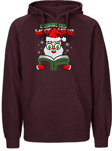 celebrate first - christmas, Santa Claus - Fairtrade Hoodie