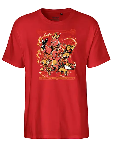 Fire Starters - starter, feuer, fire, pocket, monster - Fairtrade T-Shirt