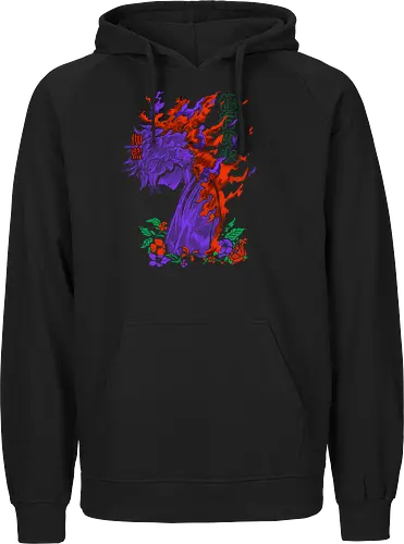 Fire Monk - anime, manga, hell, paradise - Fairtrade Hoodie