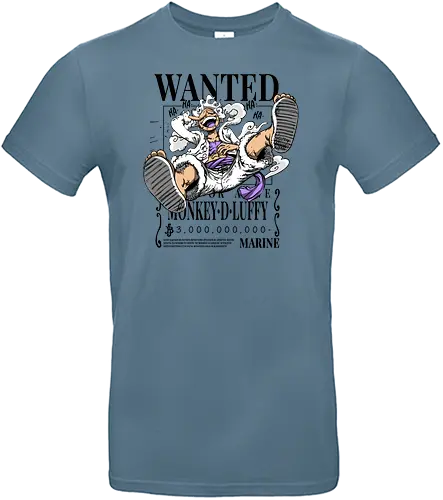 Strawhat Gr 5 Bounty but White - Wanted, luffy, pirate, piece, anime, manga - Standard T-Shirt
