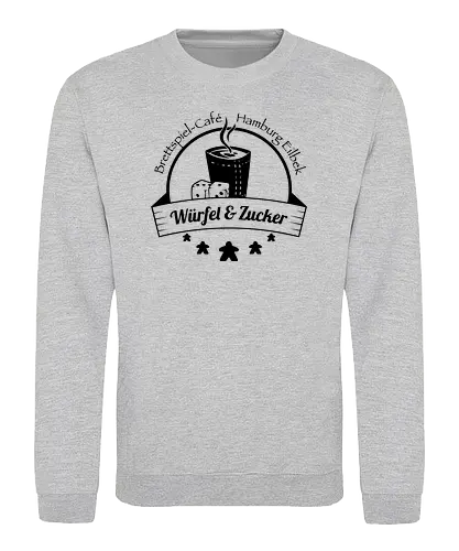 WuZ Logo schwarz - Würfel und Zucker, brettspiel - Sweatshirt